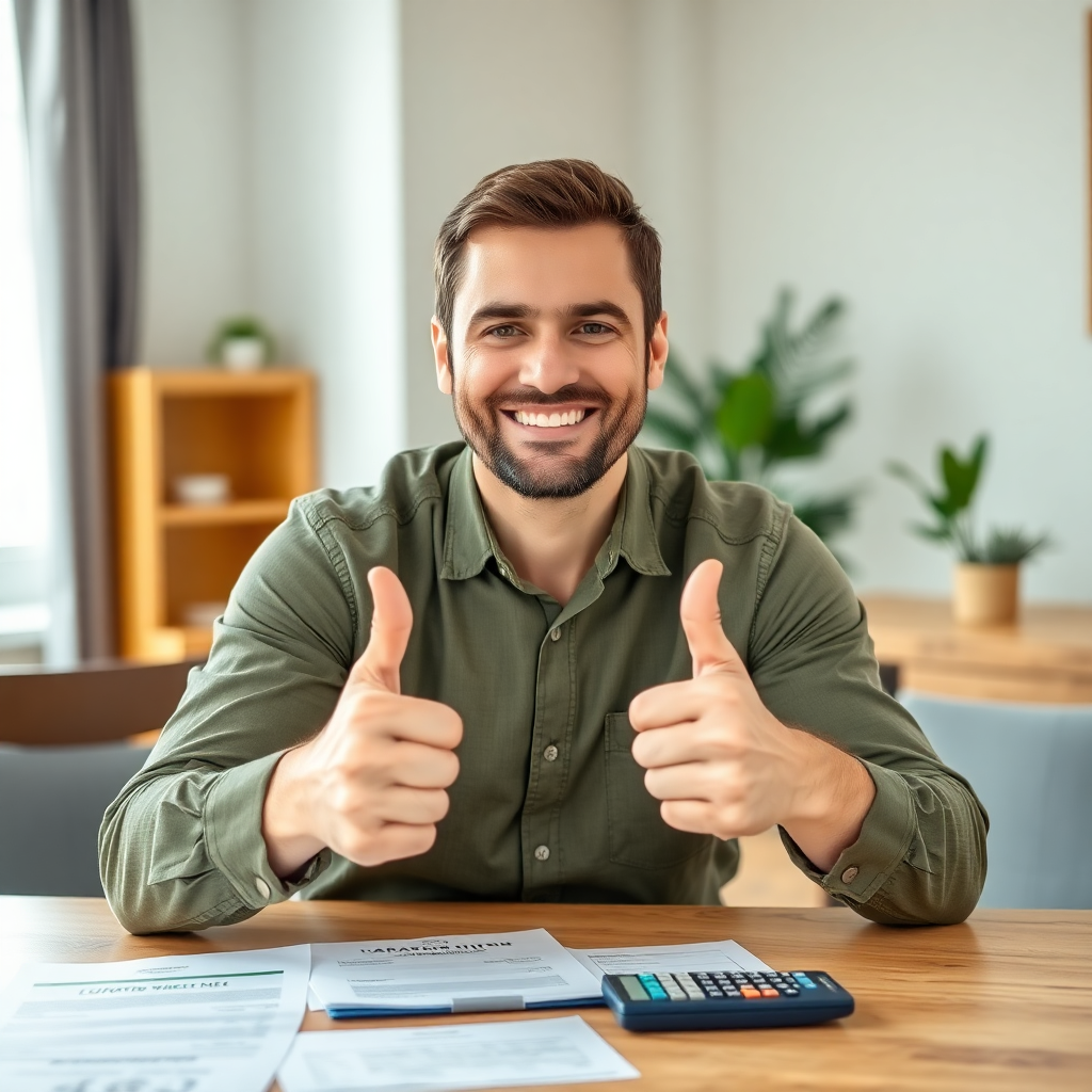 Raivis Ozoliņš showing a thumbs up